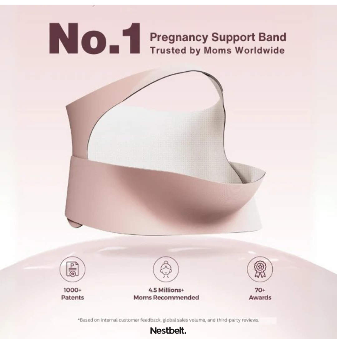 Nestband Maternity Support Band – Pain Relief & Comfort for Pregnancy